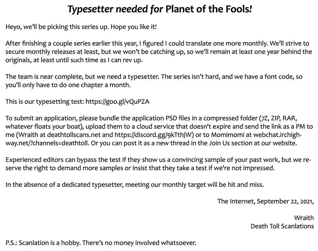 Planet of the Fools Chapter 11 4